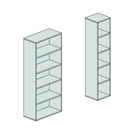 Contenitore a giorno Dimensioni (LxPxH)45x33x210