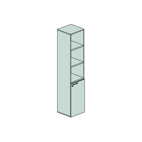 Contenitore con anta e a giorno Dimensioni (LxPxH)45x35x210 DX