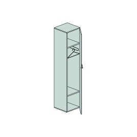 Contenitore guardaroba con anta Dimensioni (LxPxH)45x45x210 SX