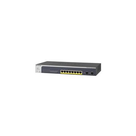 Netgear GS510TPP-100EUS - Netegear Switch Smart 8 porte PoE+ 10/100/1000 e 2 slot SFP Montaggio Rack