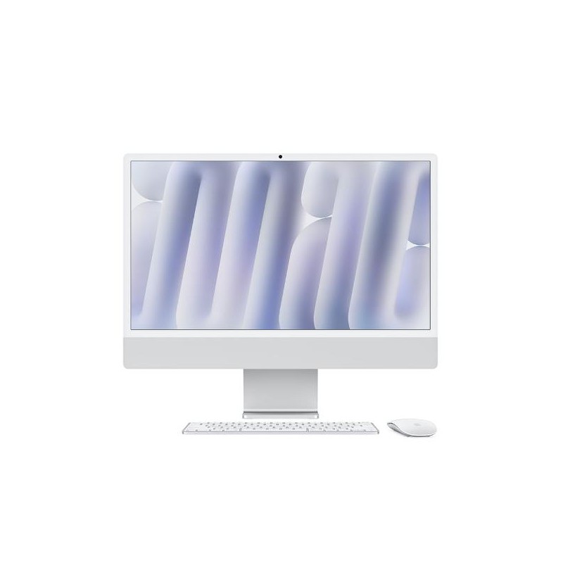 iMac da 24 pollici con display Retina 4.5K, vetro nano-texture: chip Apple M4 con CPU a 10 core e GPU a 10 core, SSD da